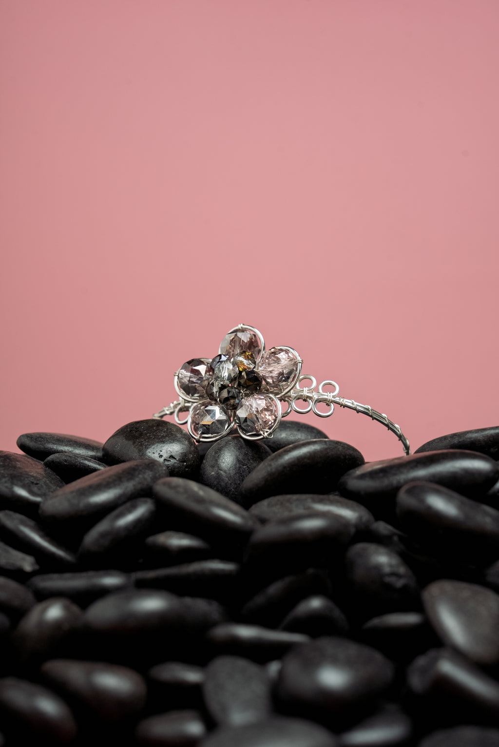 « BOTANICAL » bracelet Model S silvered