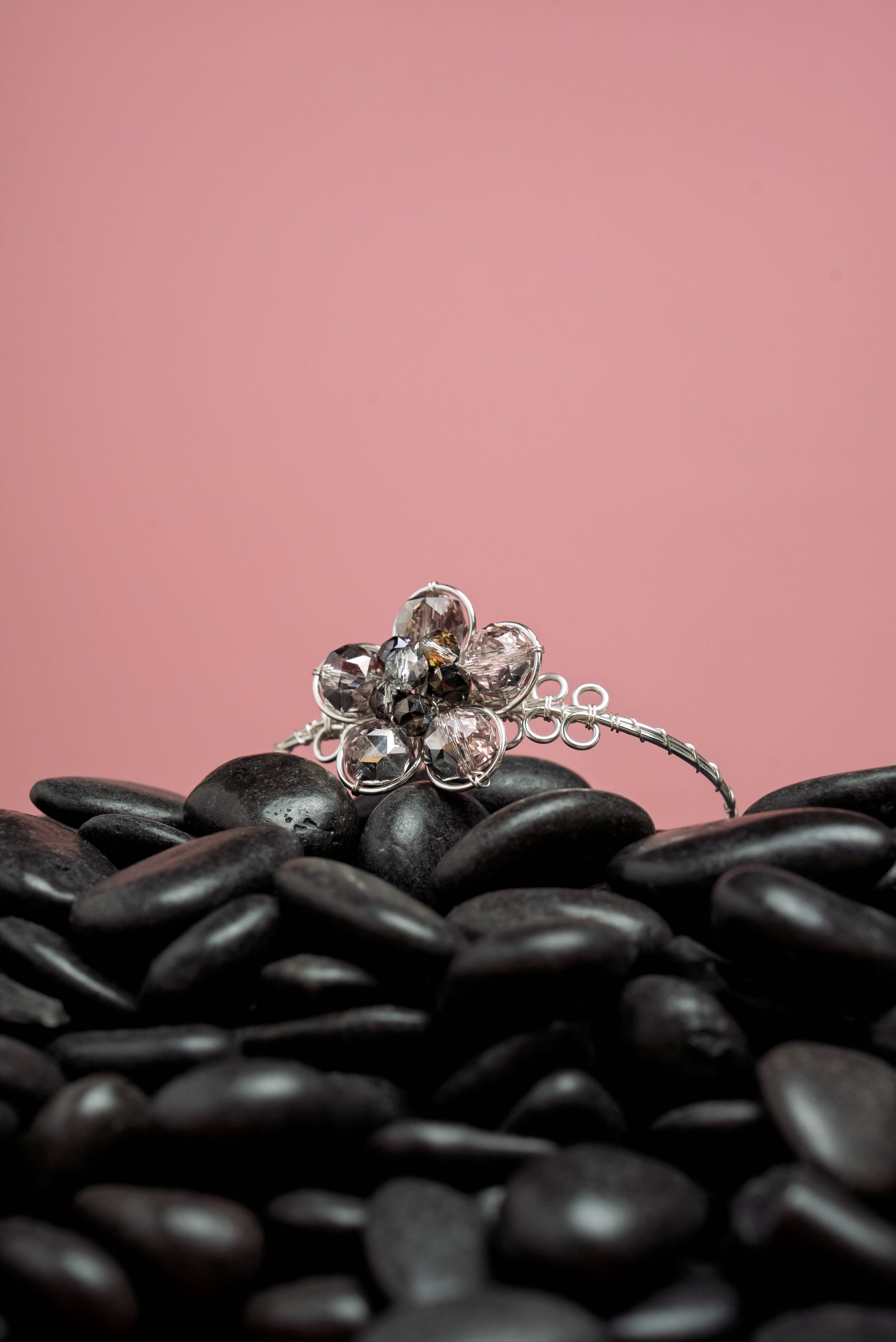 « BOTANICAL » bracelet Model S silvered