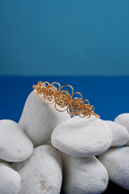 Bracelet Les Roses modèle L doré 
