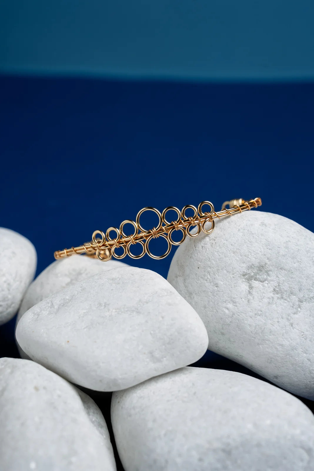 « MINI DOTS » bracelet Model L golden