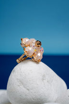 « BOTANICAL » bague modèle M doré 