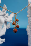 « BUBBLES » collier modèle M doré 