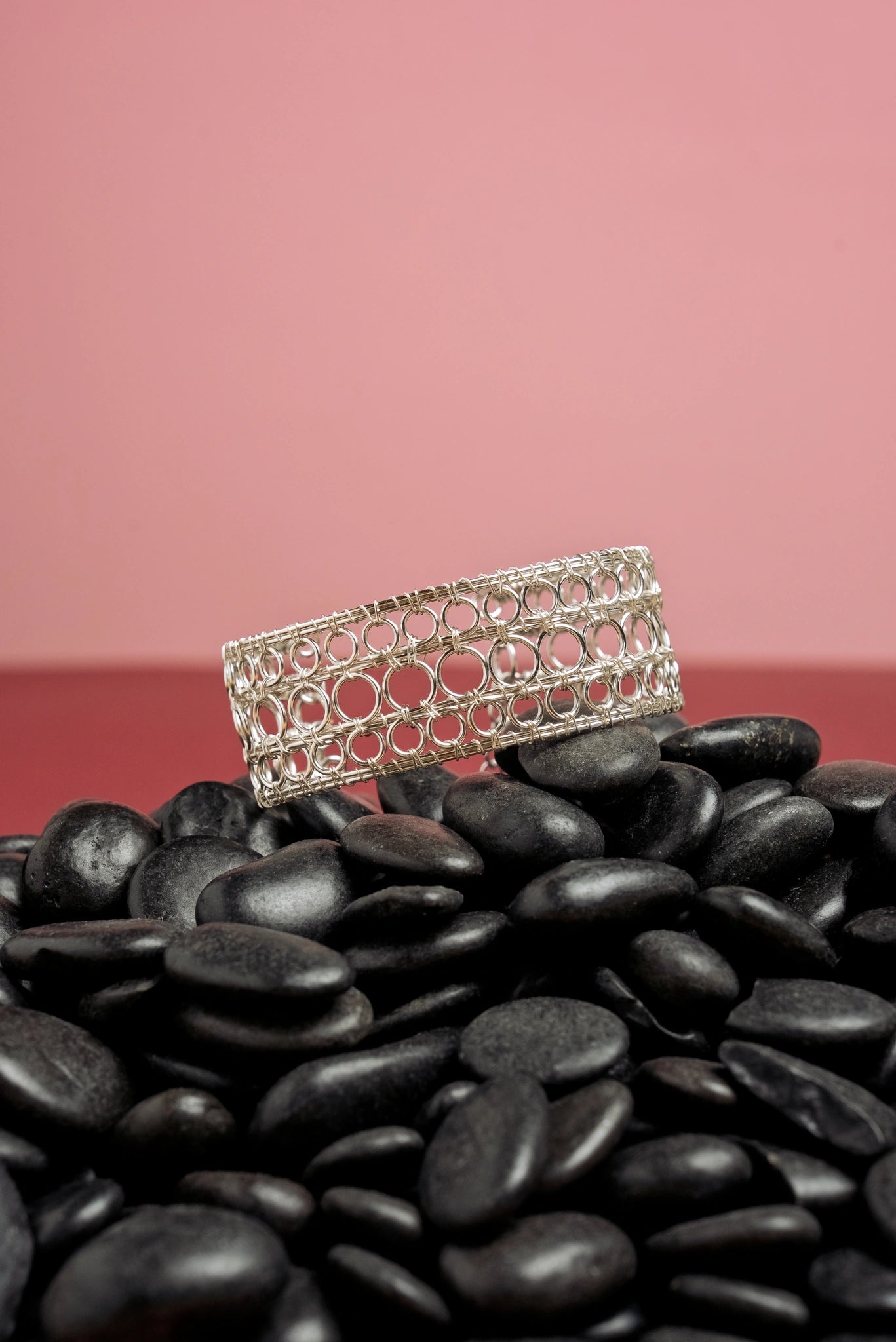 « CLASSIC » bracelet Model M silvered