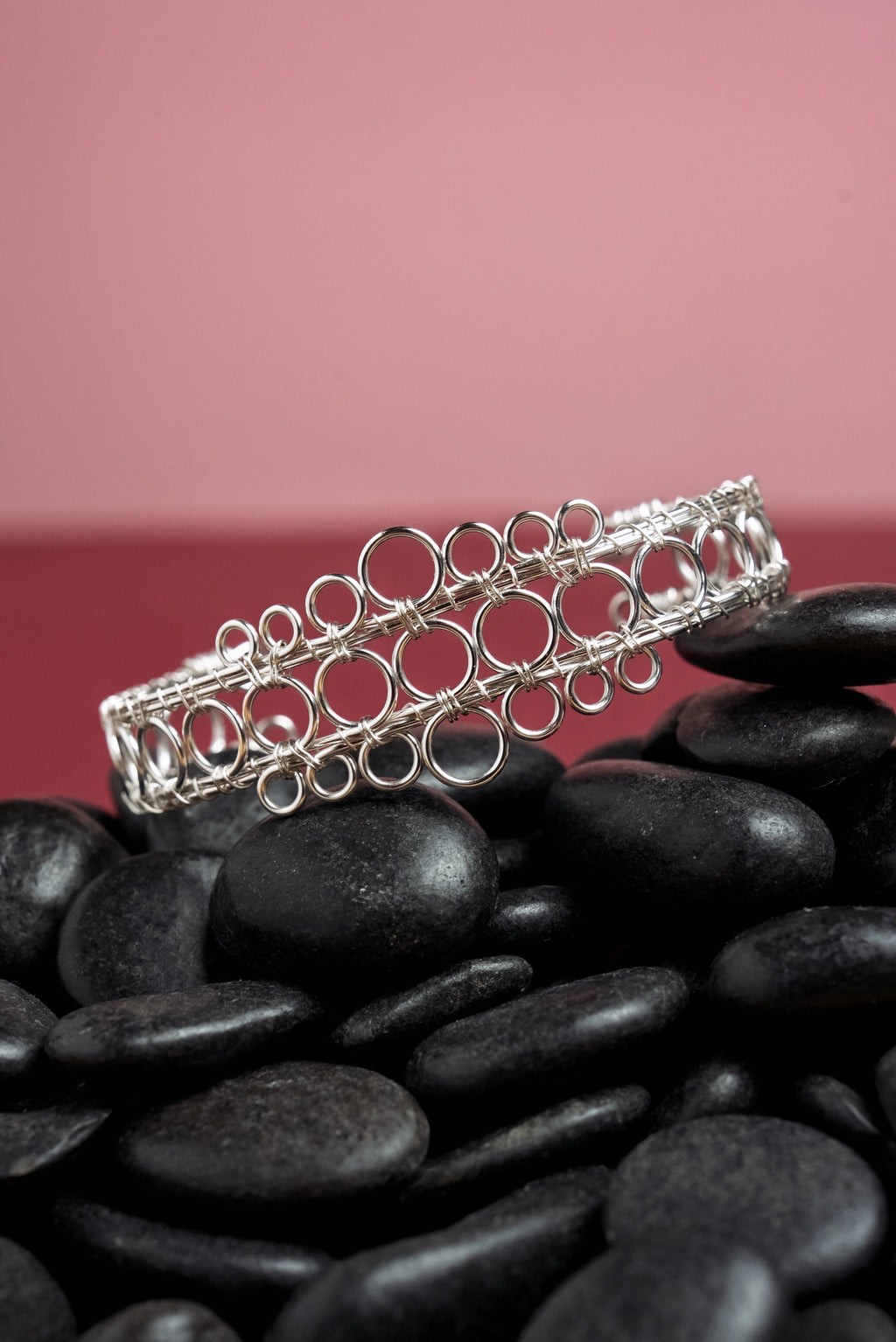 « EMPIRE » bracelet Model XS silvered