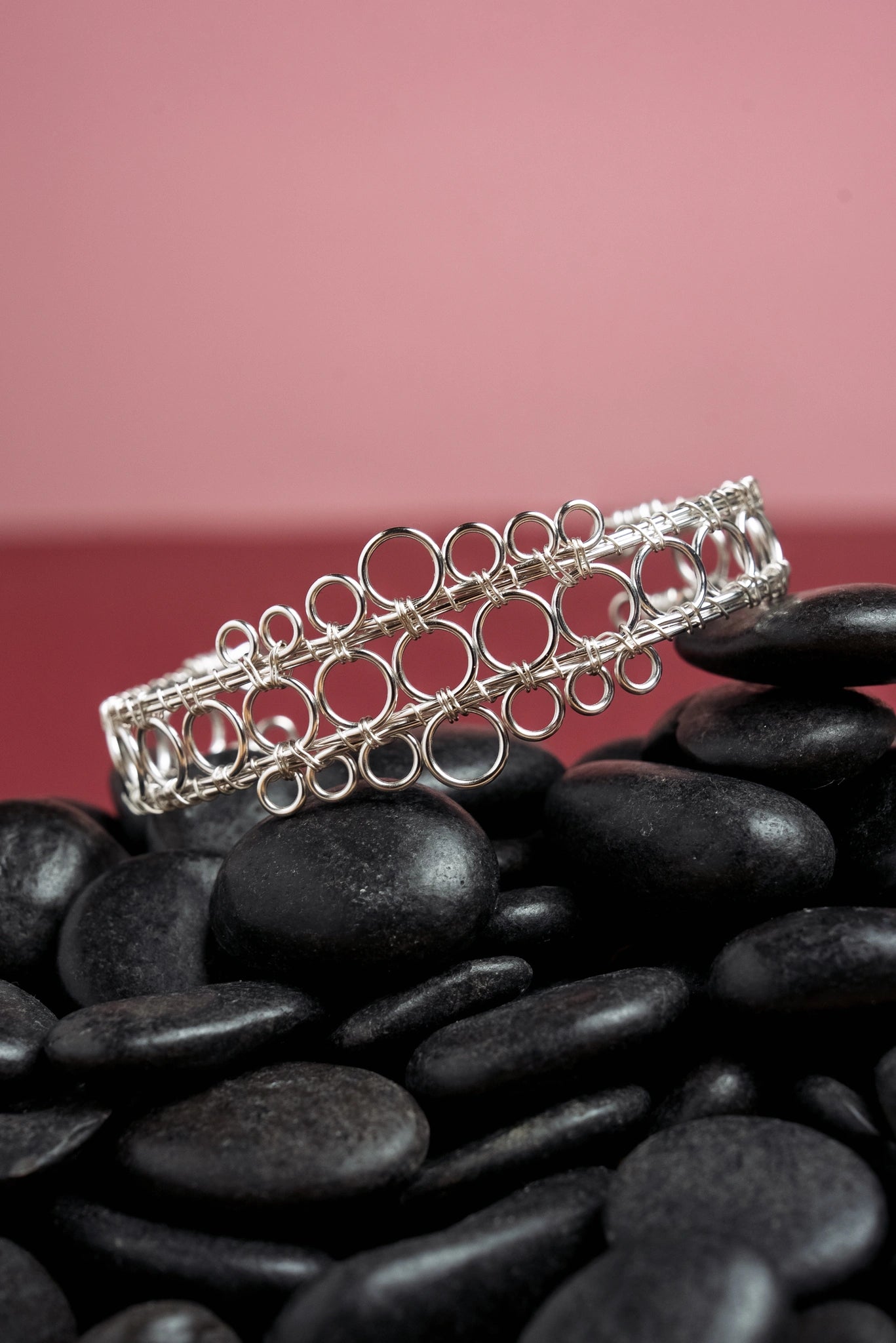 « EMPIRE » bracelet Model XS silvered