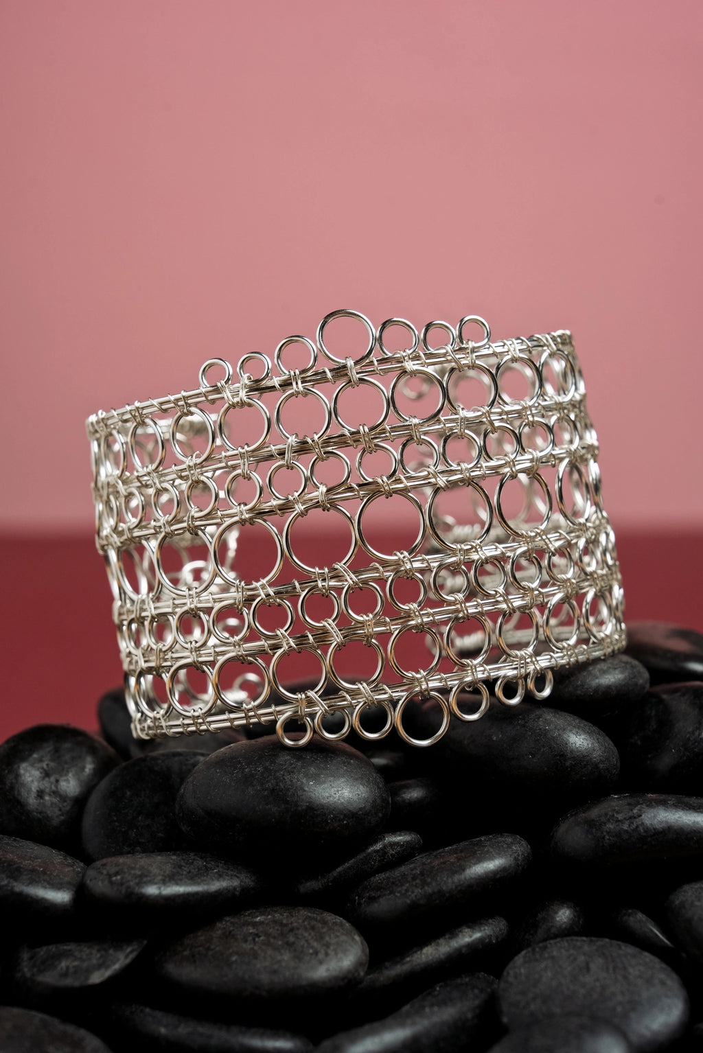 « EMPIRE » bracelet Model L silvered