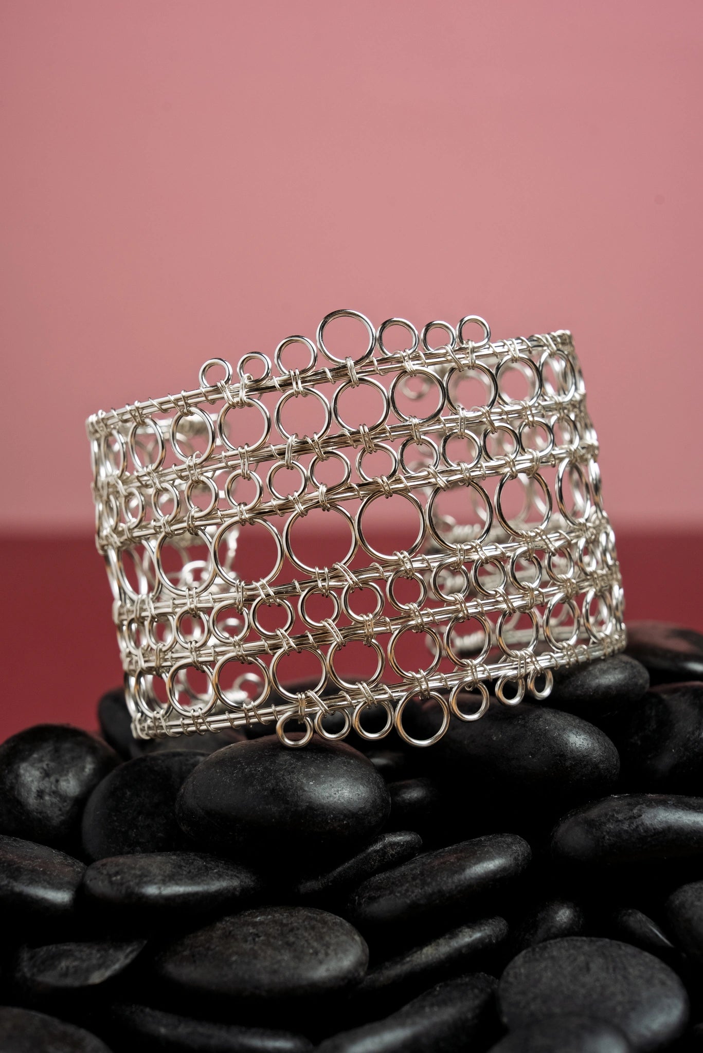 « EMPIRE » bracelet Model L silvered