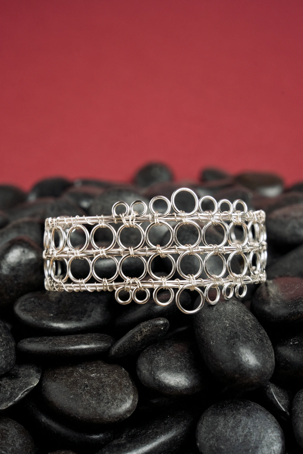 « EMPIRE » bracelet Model S silvered