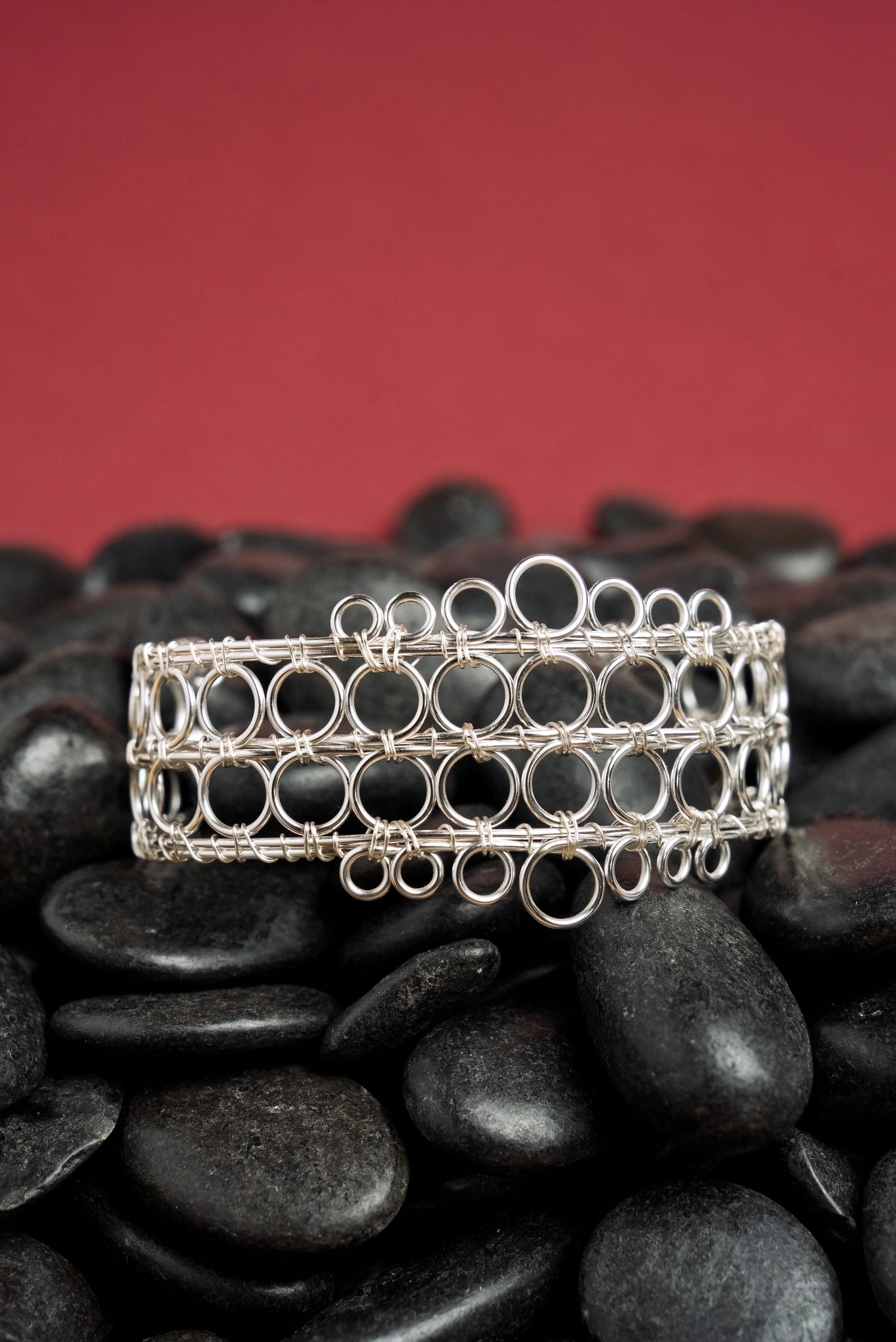 « EMPIRE » bracelet Model S silvered
