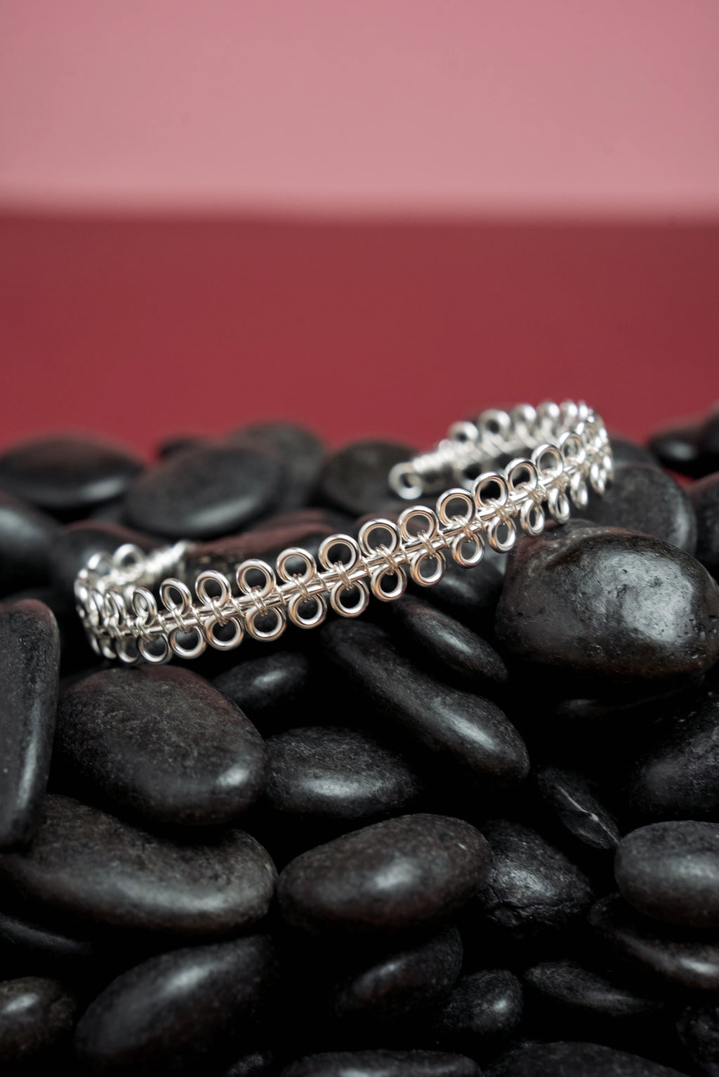 « EPURE » bracelet Model XS silvered