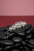 Bracelet Les Roses modèle L argenté 