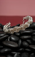 Bracelet Les Roses - Les Audacieuses modèle full roses argenté 