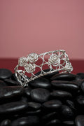 Bracelet Les Roses - Les Audacieuses modèle 5 roses argenté