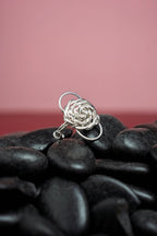 « ROSE » ring Model M silvered