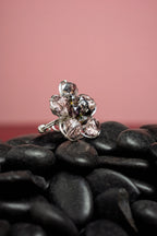 « BOTANICAL » ring Model M silvered