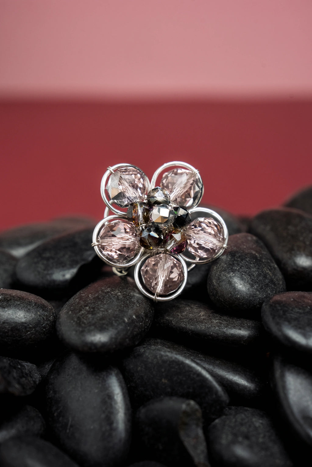« BOTANICAL » ring Model M silvered