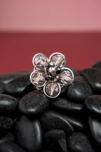 « BOTANICAL » ring Model M silvered