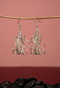Bubbles Earrings model L silvered