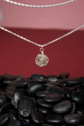 « ROSES » collier modèle S argenté 