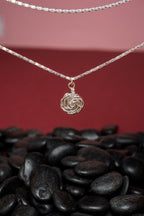 « ROSES » collier modèle S argenté 