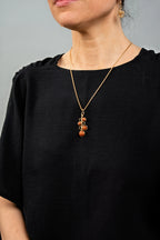 « BUBBLES » collier modèle M doré 