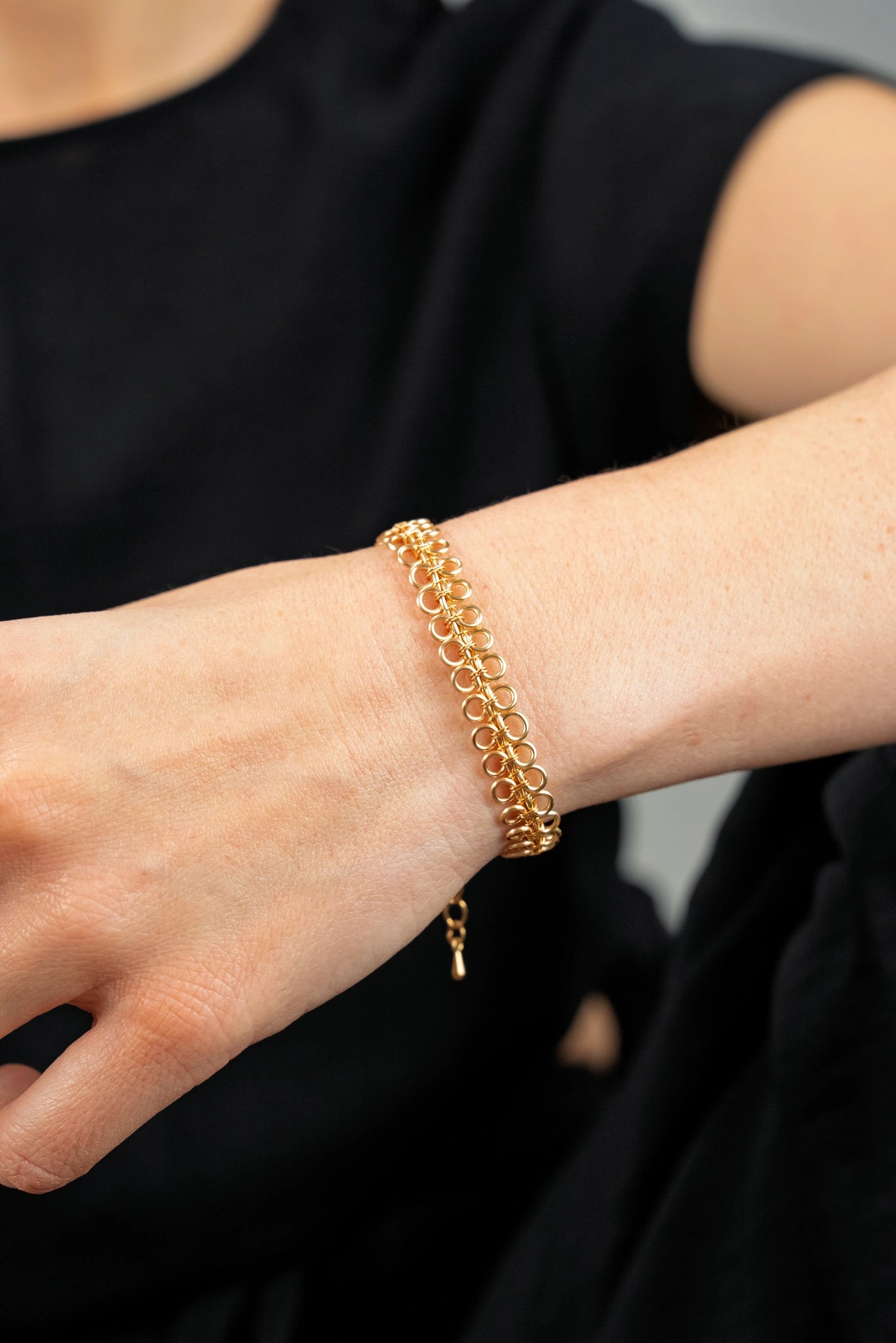 « EPURE » bracelet modèle XS doré 