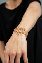 « BUBBLES » bracelet Model M golden