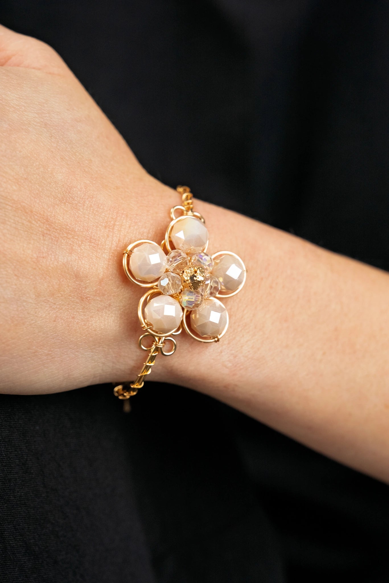 « BOTANICAL » bracelet Model S golden
