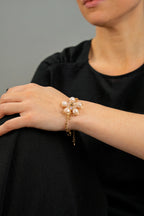 « BOTANICAL » bracelet Model S golden