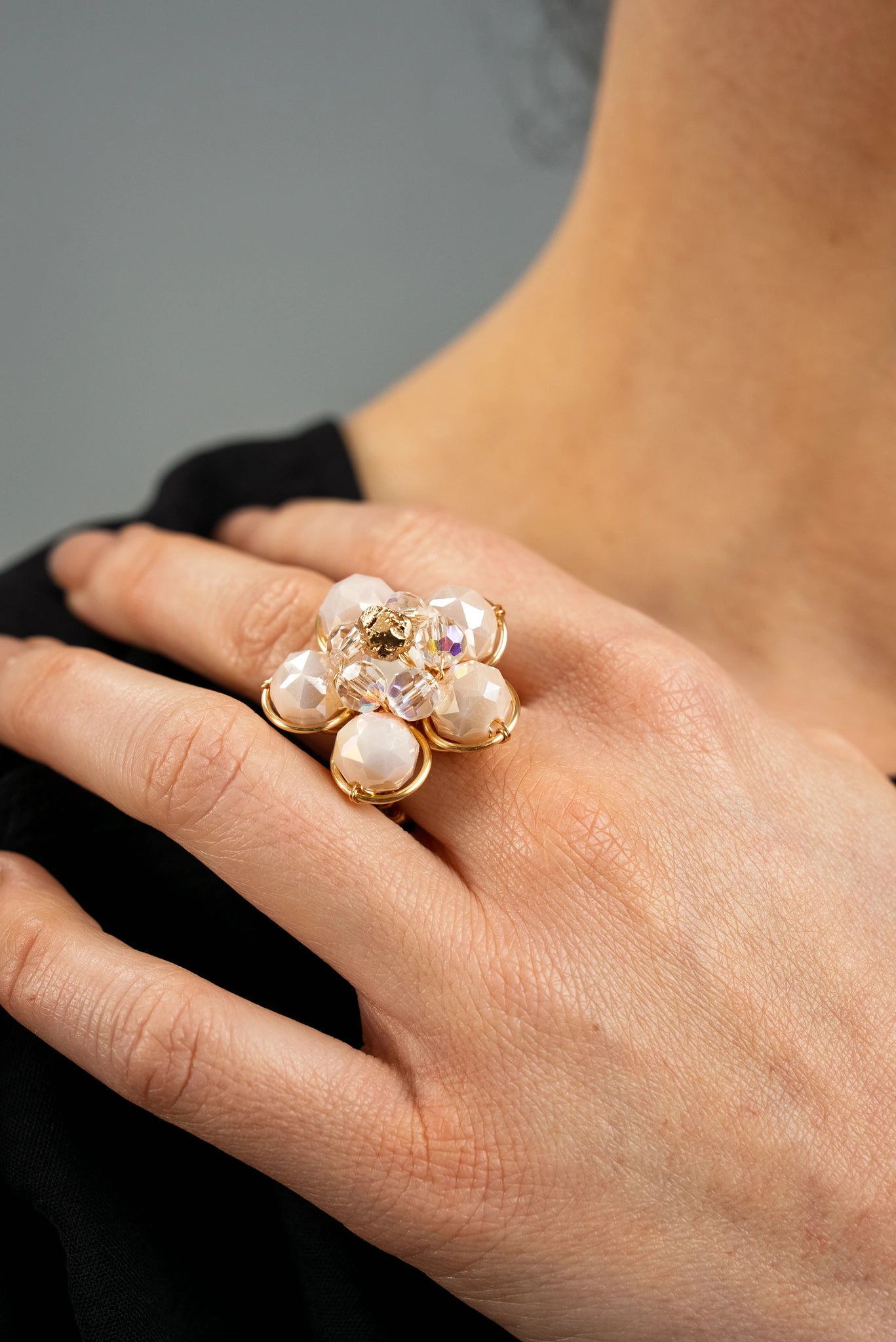 « BOTANICAL » ring Model M golden