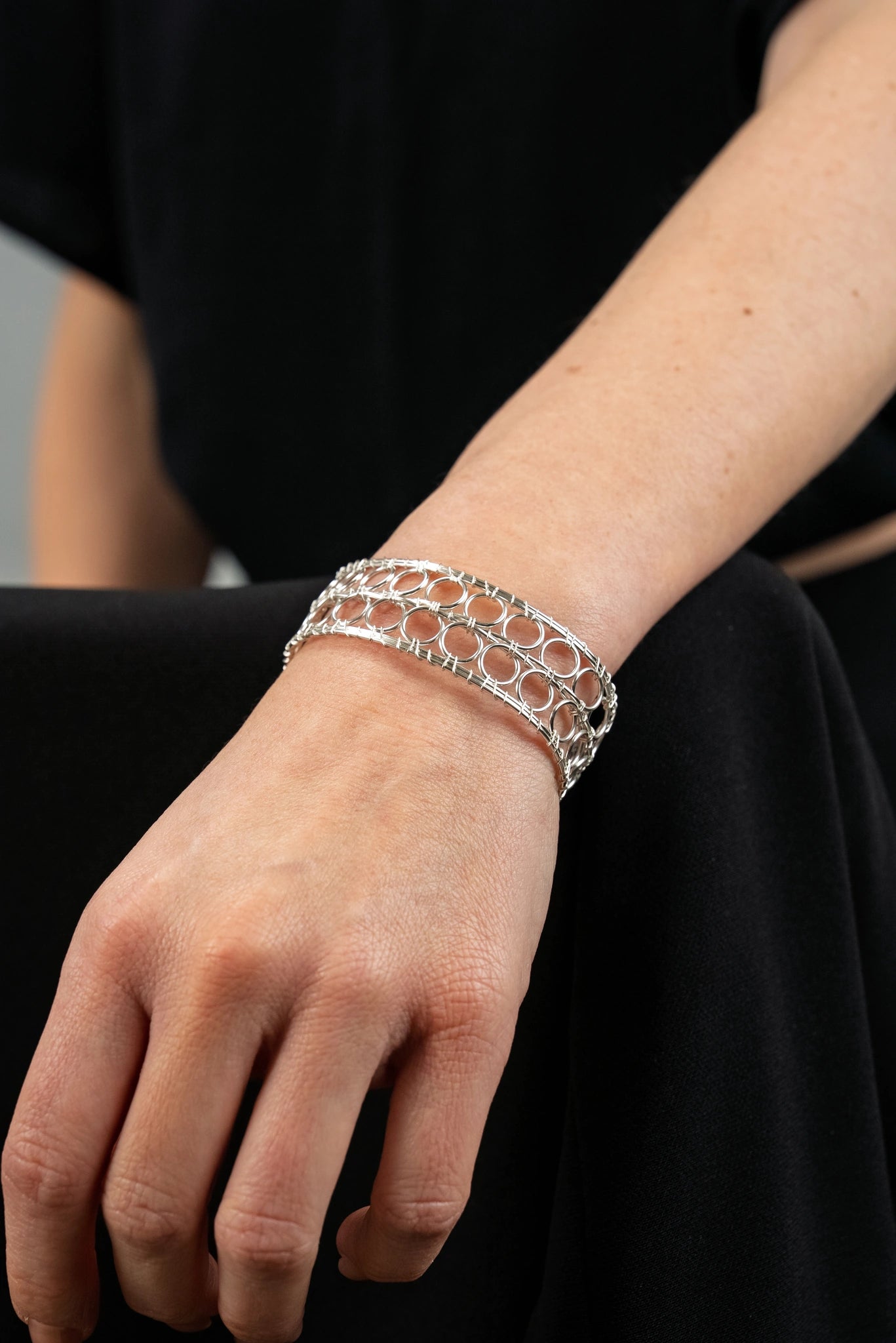 « CLASSIC » bracelet Model S silvered