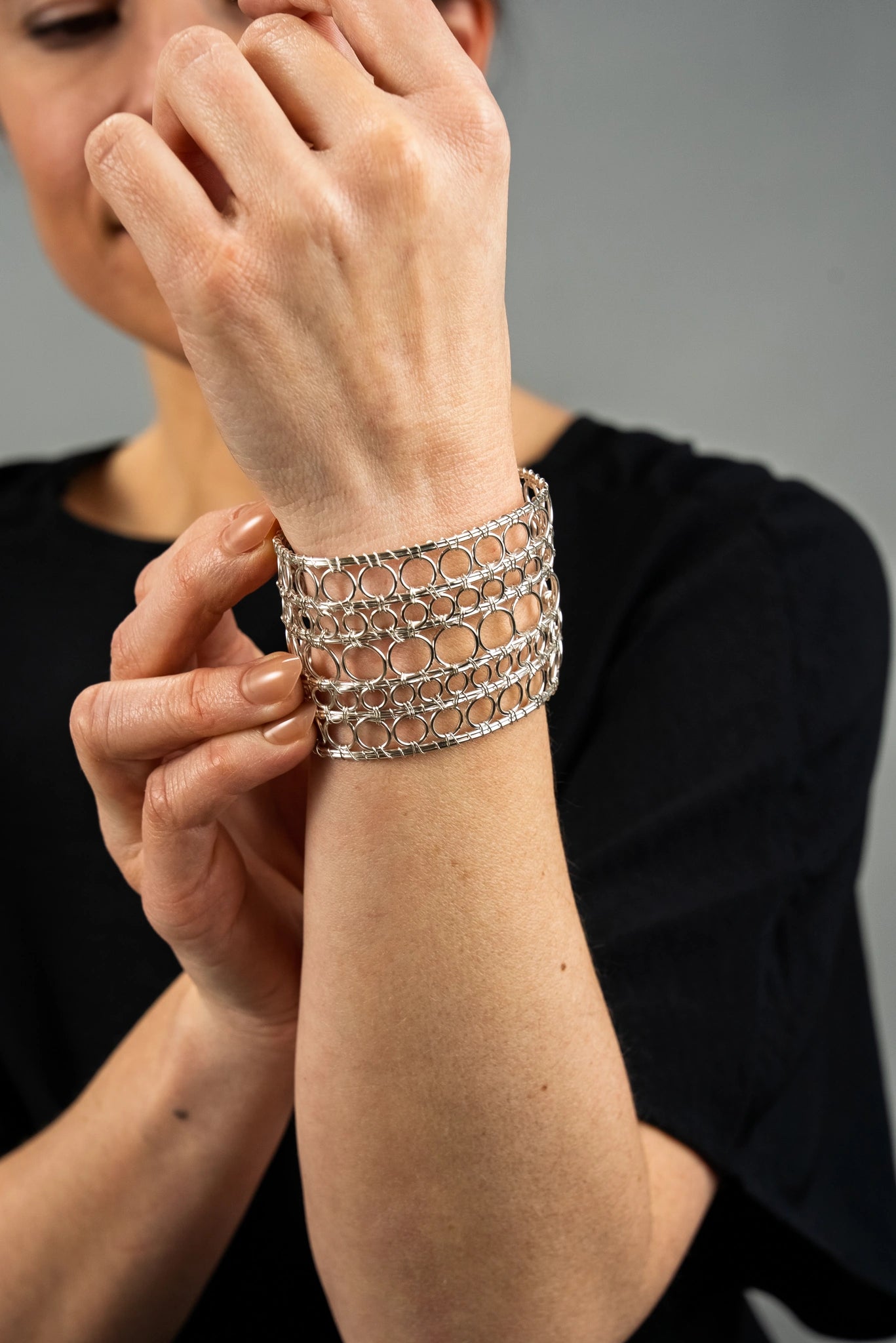 « CLASSIC » bracelet Model L silvered