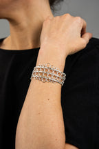« EMPIRE » bracelet Model S silvered