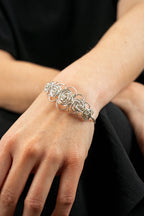 Bracelet Les Roses modèle L argenté 