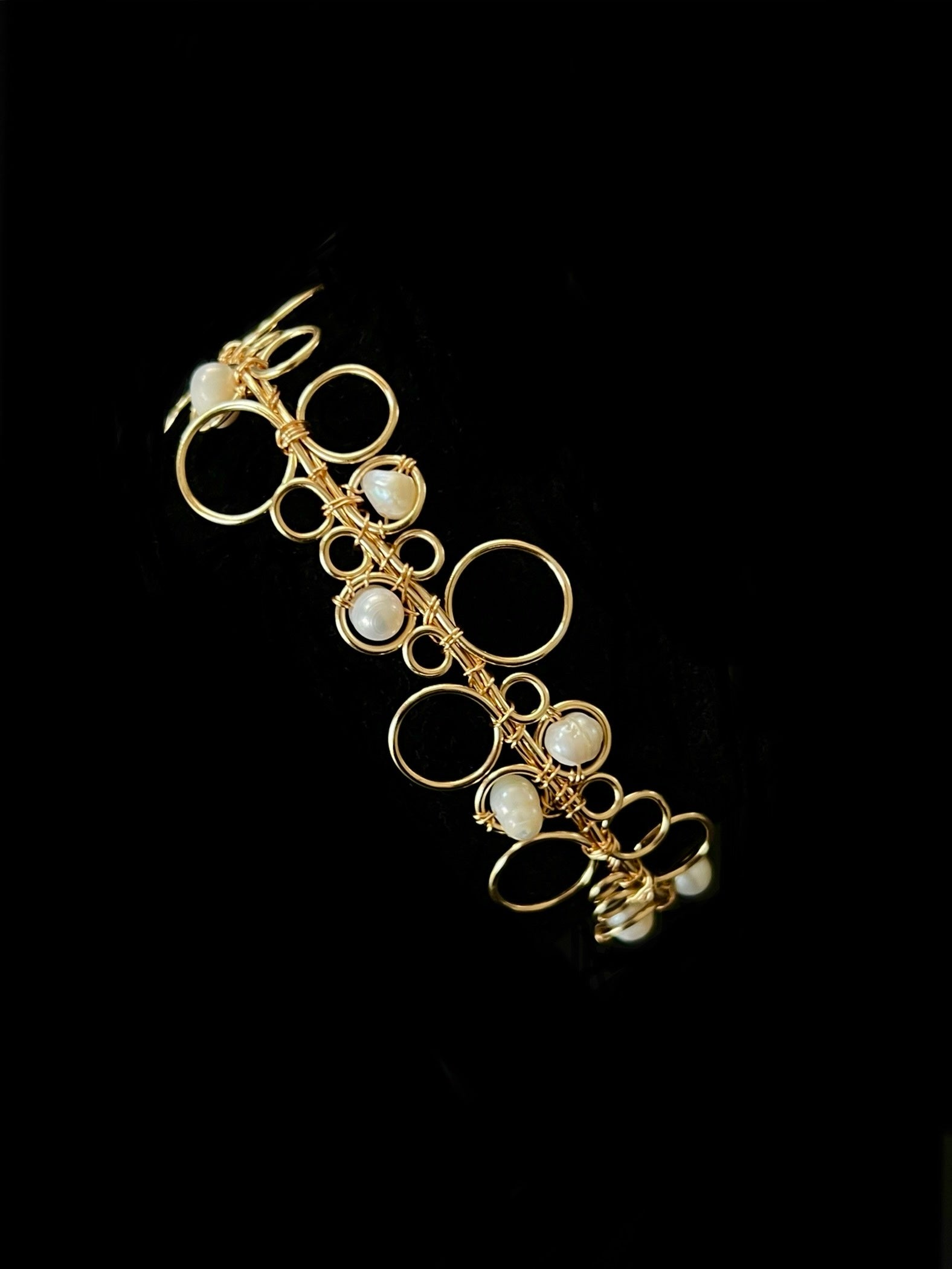 « BUBBLES Pearl » bracelet Model S