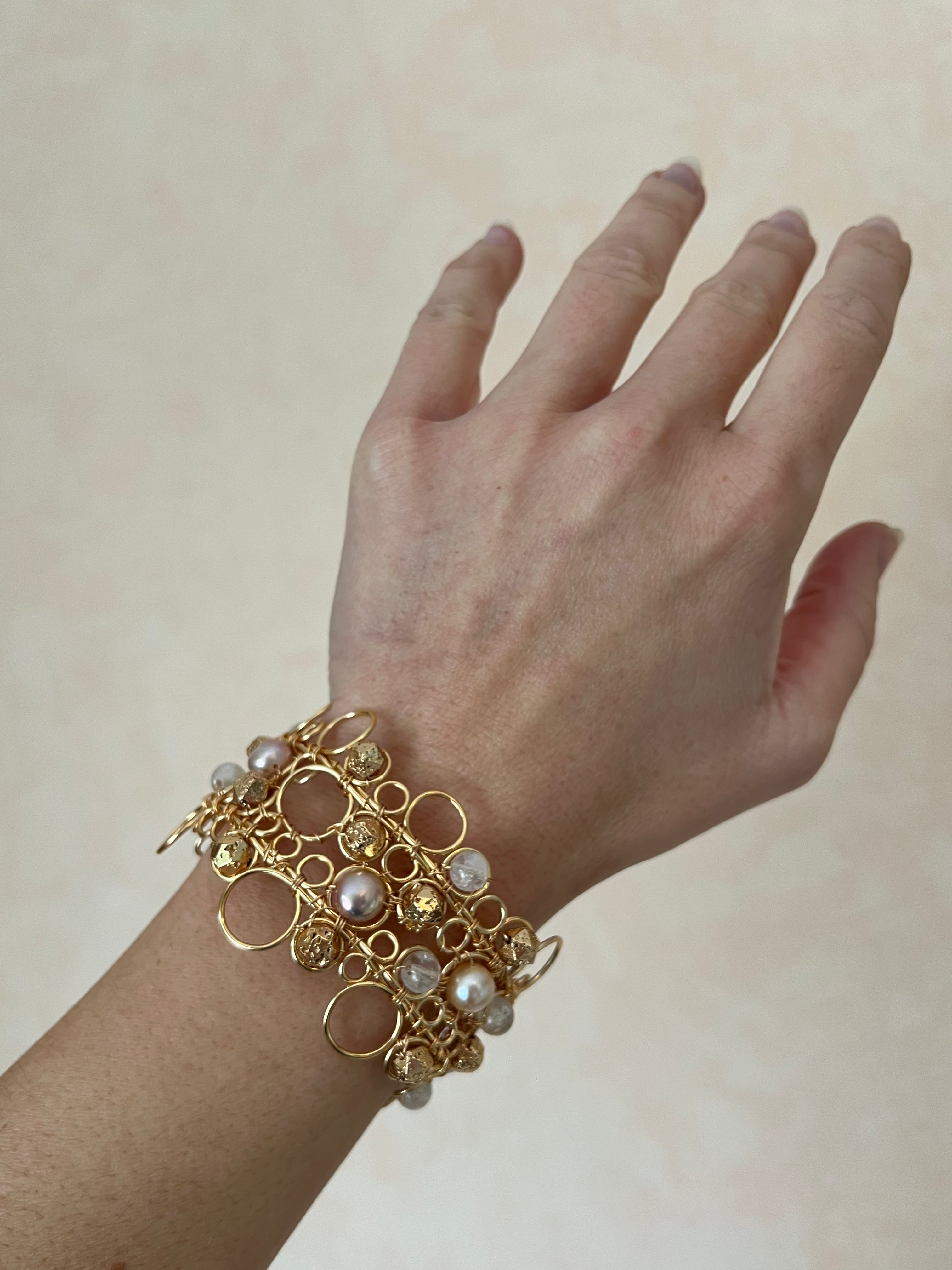 « BUBBLES Pearl » bracelet Model M