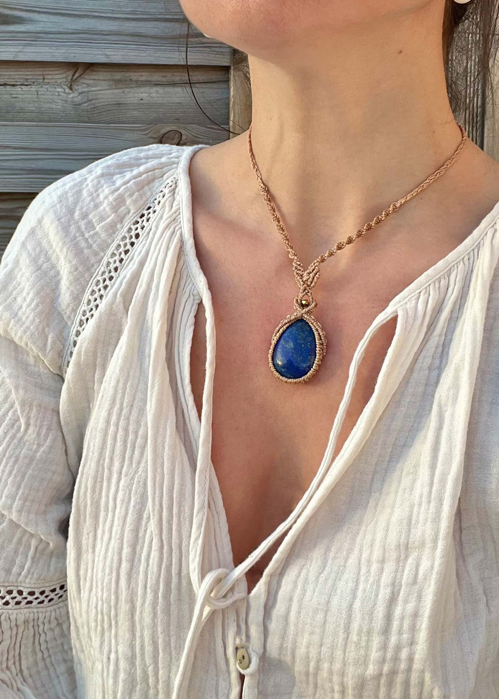 LOUXOR Necklace Lapis Lazuli