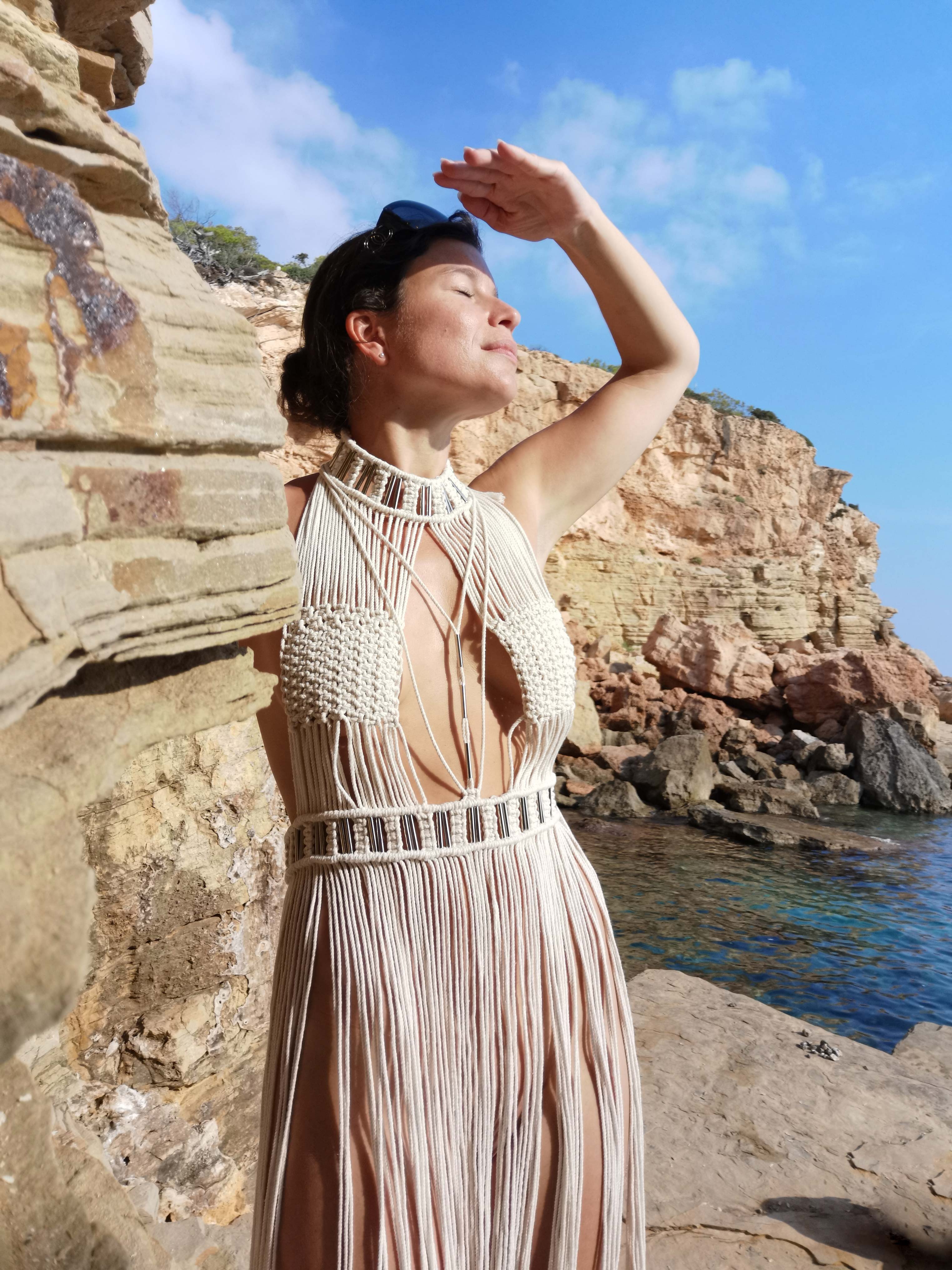 macrame festival dress The R Dress