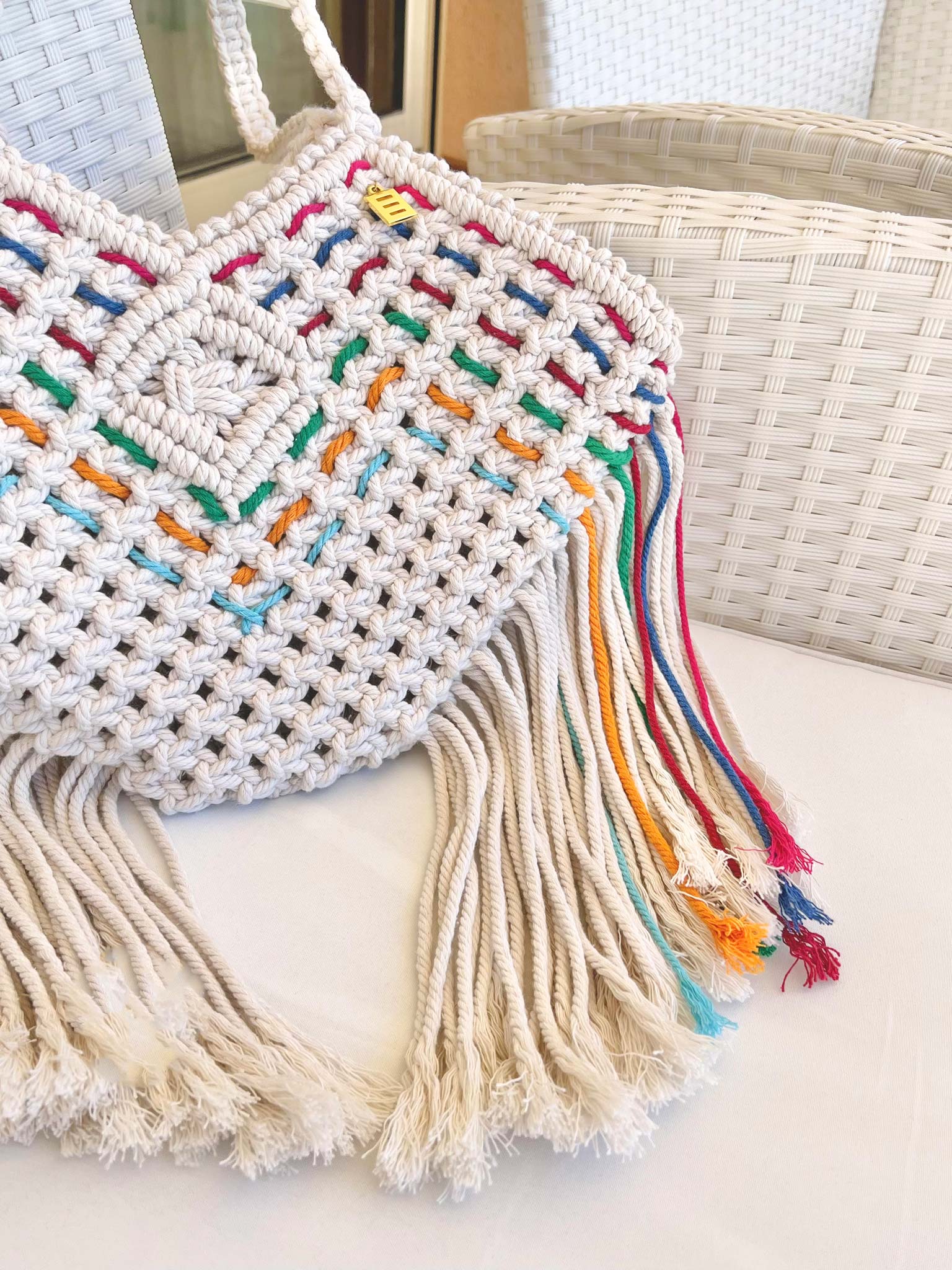 CUZCO colorido CABAS tote BOHO BAG